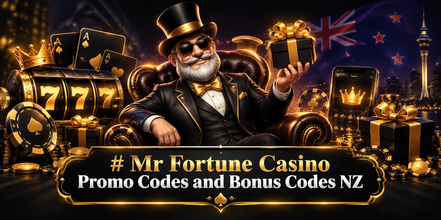 Our Mr Fortune Casino promo codes and bonus codes for NZ players