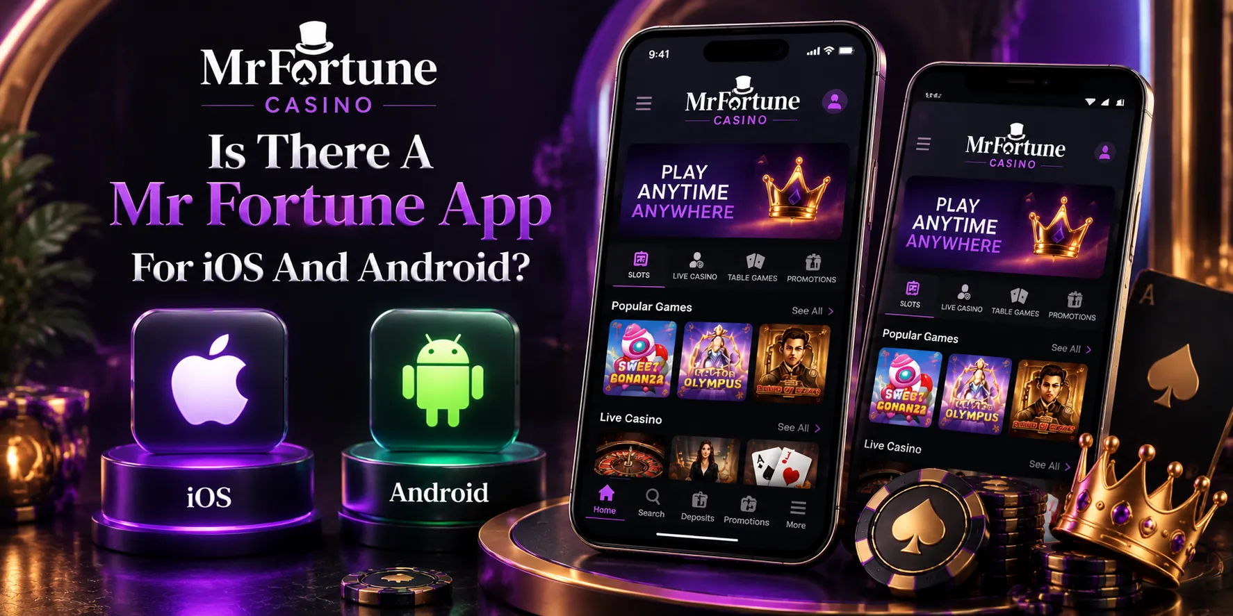 Do we have a Mr Fortune app for iOS and Android